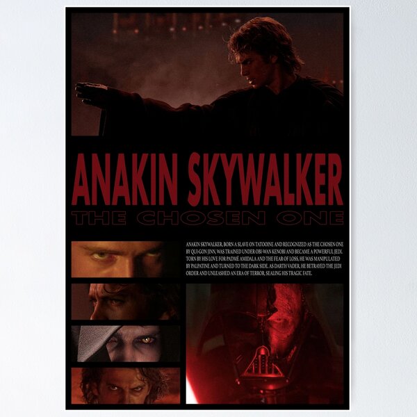 Artikel-Vorschau von Anakin Skywalker - Minimalistisches Poster, designt und verkauft von legacyofmovies.