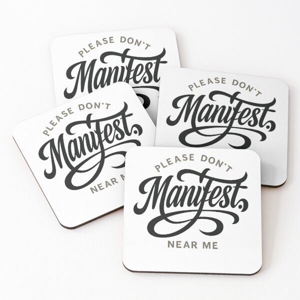 Item preview, Please Don’t Manifest Near Me.Manifesting Humour Tee designed and sold by Shoot-The-Moon.