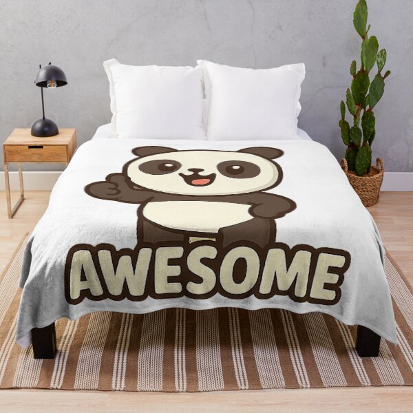 Item preview, Cute Thumbs Up Panda – Awesome Positive Vibes designed and sold by AWB-Apo11o.