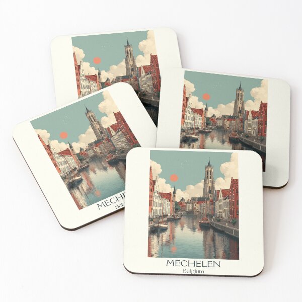 Item preview, Mechelen Wall Art – Tranquil Waters & Cathedral Grace designed and sold by TuncGK.