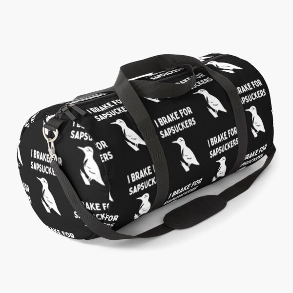 Item preview, Funny Bird Watching (I Brake For Sapsuckers) / Gift for Bird Lovers, Gift for Birdwatchers & Ornithologist - White designed and sold by SabbaticalSteve.