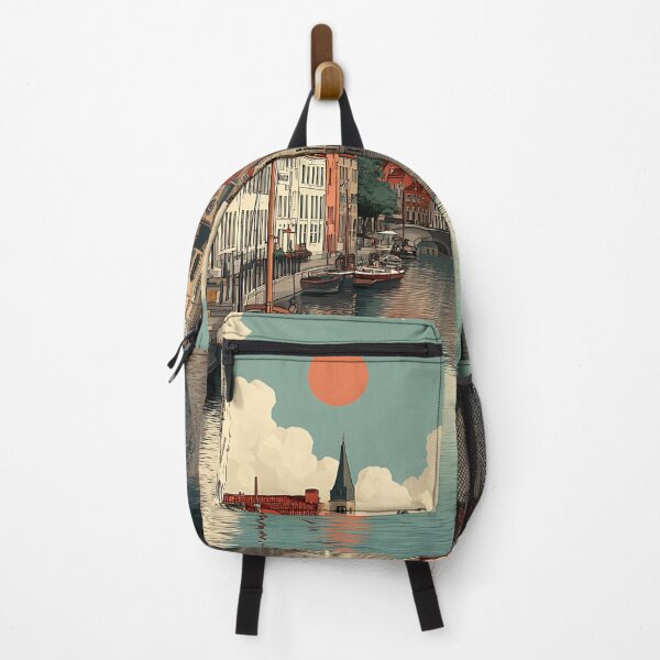 Item preview, Mechelen Wall Art – Tranquil Waters & Cathedral Grace designed and sold by TuncGK.