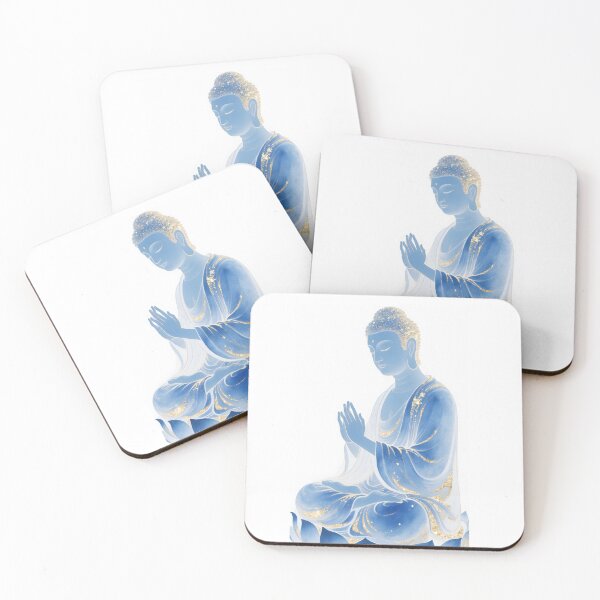 Item preview, Buddha, Gold and Blue designed and sold by Studio Angel 1111.