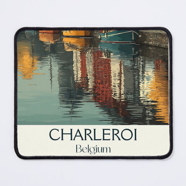 Item preview, Charleroi Poster – Grit Meets Grace in Belgium’s Industrial Gem designed and sold by TuncGK.