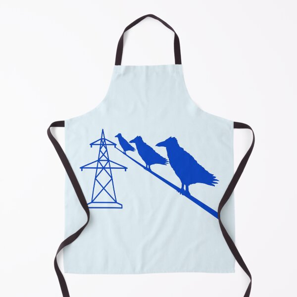 Item preview, 3 ravens sitting on power cable rope friends team designed and sold by shirt-o-mat.