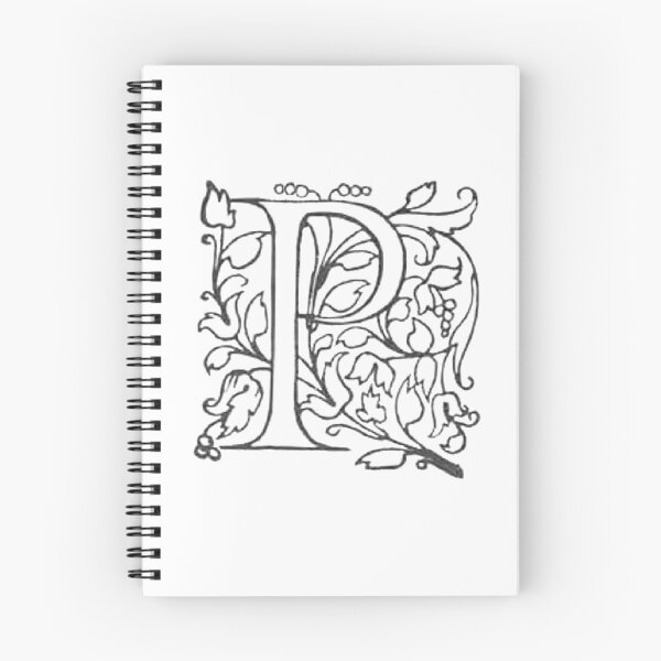 Item preview, Decorative Dropcap Typography Letter P designed and sold by HawthorneFlame.