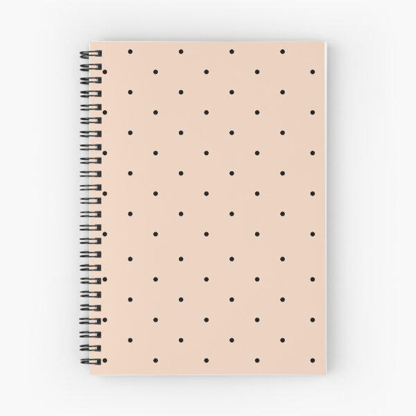 Item preview, Black polka dot pattern, beige background designed and sold by Allihorn.