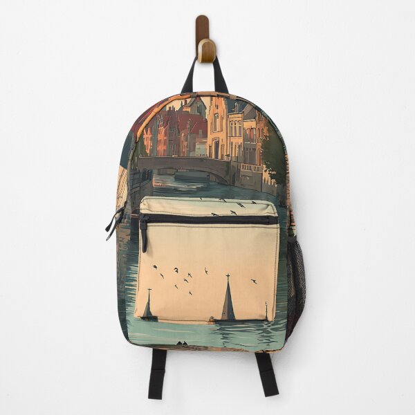 Item preview, Ypres Poster – Sunset Glow over a City of Memory designed and sold by TuncGK.