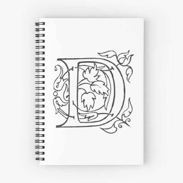 Item preview, Decorative Dropcap Typography Letter D designed and sold by HawthorneFlame.