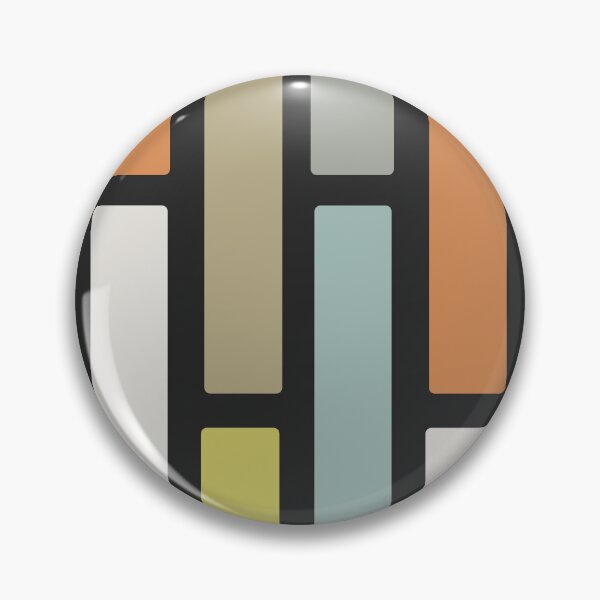 Item preview, Mid Century Modern Cascading Rectangles designed and sold by thepixelgarden.