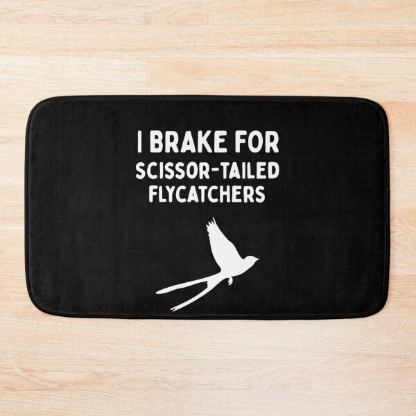 Item preview, Funny Bird Watching (I Brake For Scissor-tailed Flycatchers) / Gift for Bird Lovers, Gift for Birdwatchers & Ornithologist - White designed and sold by SabbaticalSteve.
