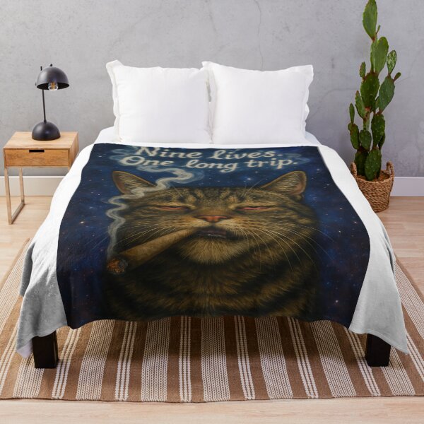 Item preview, Cosmic Cat – Stoner Galaxy Poster designed and sold by Digital Arts Central.