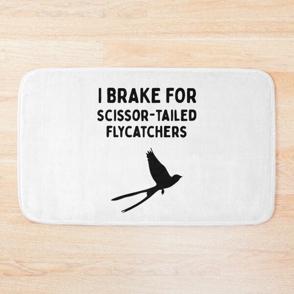 Item preview, Funny Bird Watching (I Brake For Scissor-tailed Flycatchers) / Gift for Bird Lovers, Gift for Birdwatchers & Ornithologist - Black designed and sold by SabbaticalSteve.