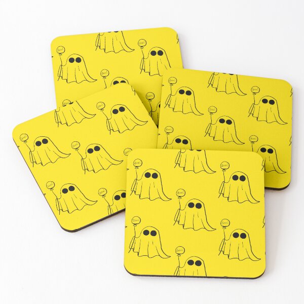 Item preview, Neon yellow boo!_ ghost designed and sold by Charlottieloux.
