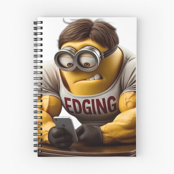 Item preview, Edging Minion Meme Brainrot designed and sold by prodbpats.