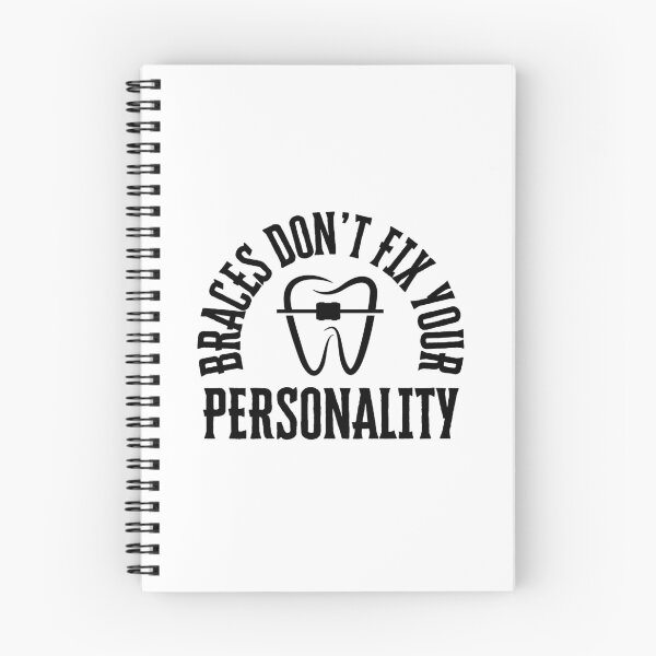 Item preview, Braces don't fix your personality - Funny Dentist designed and sold by mimiscreativity.