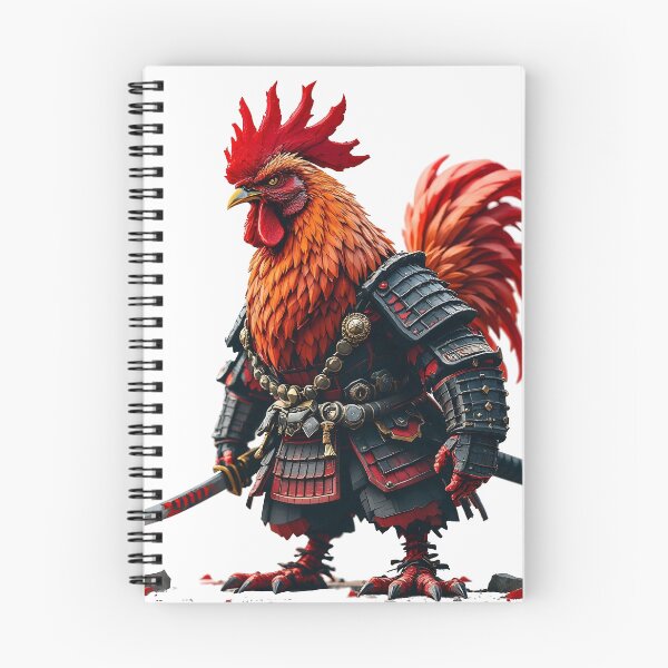 Item preview, Samurai Rooster | Funny Warrior Bird in Armor designed and sold by NovaProArt.
