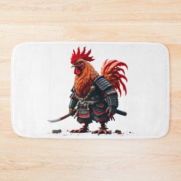 Item preview, Samurai Rooster | Funny Warrior Bird in Armor designed and sold by NovaProArt.
