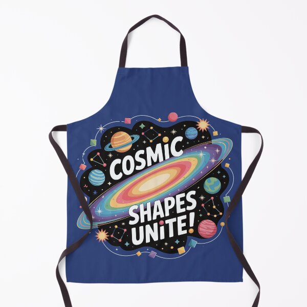 Item preview, Cosmic Shapes Unite Astronomical Planets Stars Galactic designed and sold by SurrealArtSzysz.