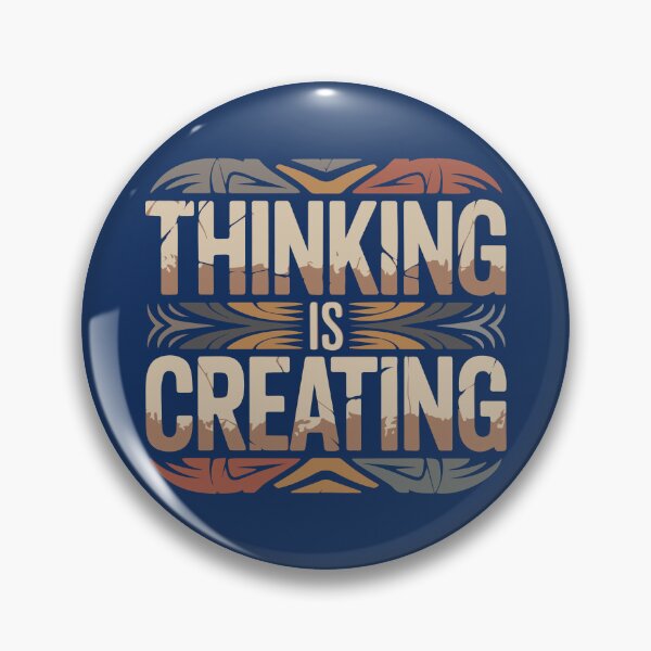 Item preview, Thinking is creating designed and sold by La Maga.