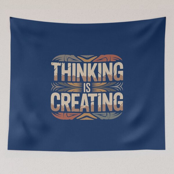 Item preview, Thinking is creating designed and sold by La Maga.