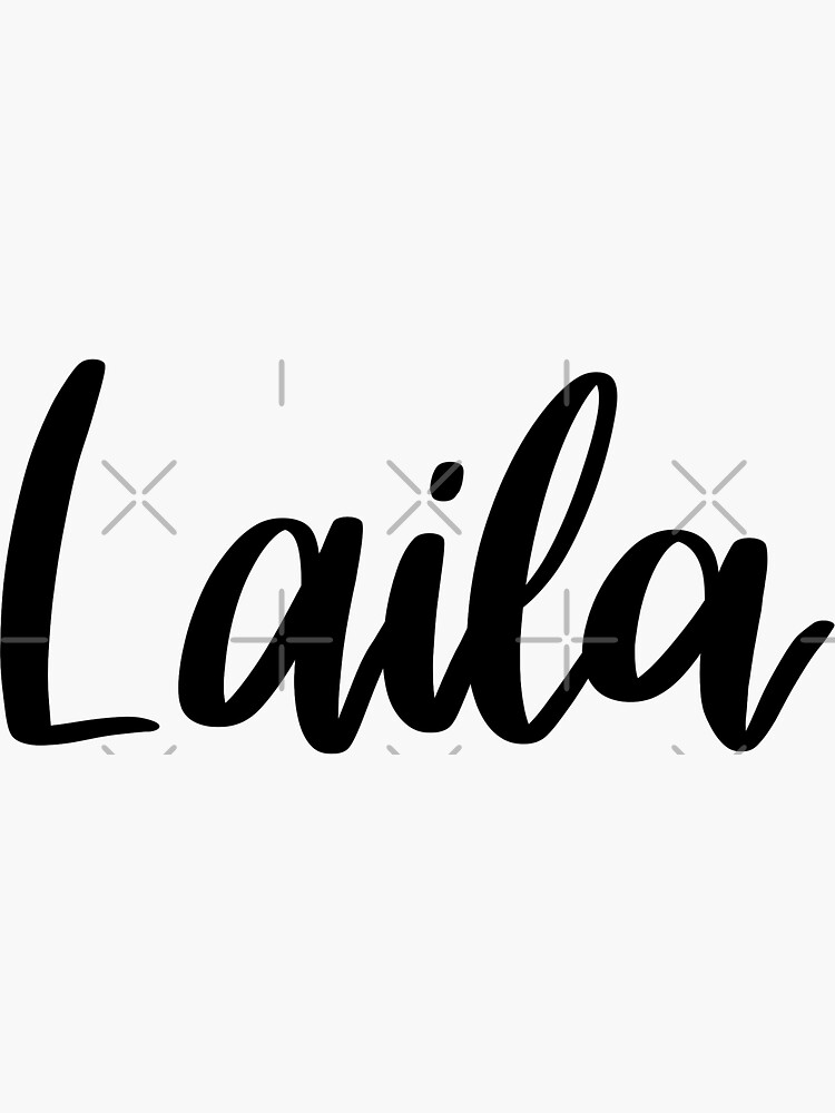Laila Sticker For Sale By Ellietography Redbubble