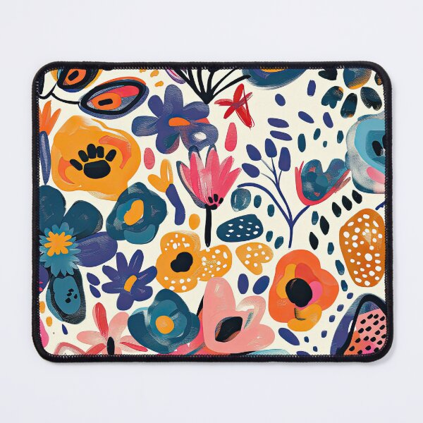 Item preview, Vibrant Abstract Floral Pattern – Colorful Modern Flower Art designed and sold by YourPrettyHome.