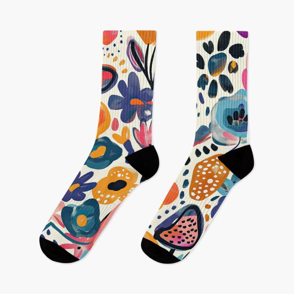 Item preview, Vibrant Abstract Floral Pattern – Colorful Modern Flower Art designed and sold by YourPrettyHome.