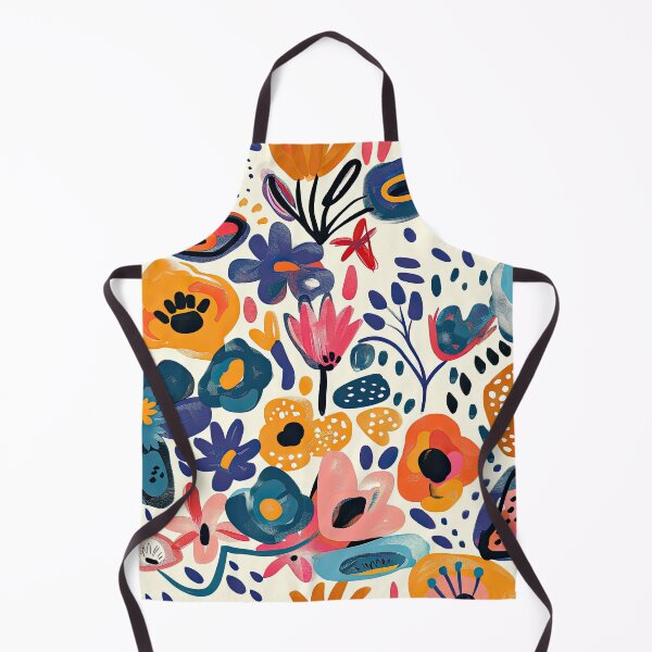 Item preview, Vibrant Abstract Floral Pattern – Colorful Modern Flower Art designed and sold by YourPrettyHome.