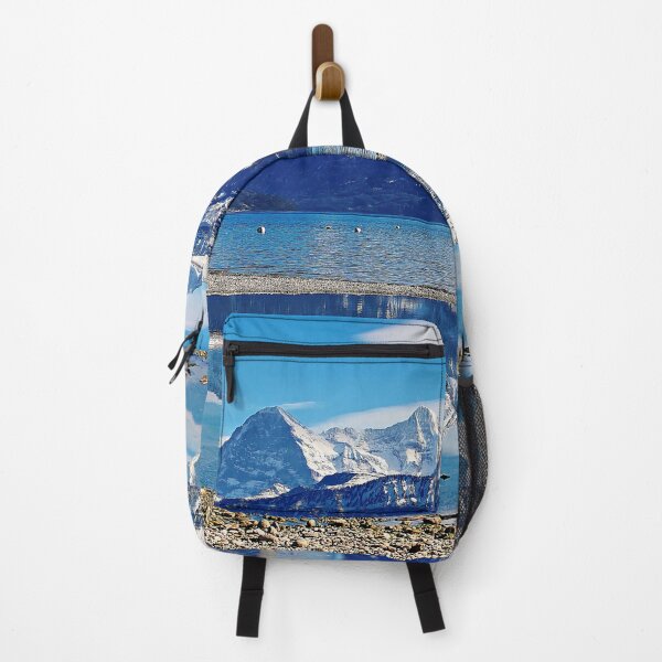 Item preview, Alpine reflection in Lake Thun – Swiss mountains reflected in the water designed and sold by beatbieri.ch.