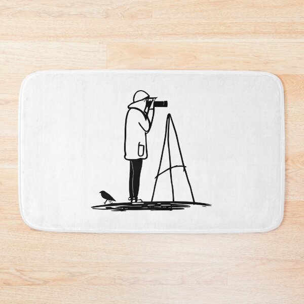 Item preview, Bird Watching the Watcher - Line Art Design designed and sold by ShadowAndSlate.