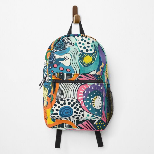 Item preview, Colorful Abstract Underwater Pattern – Modern Ocean Inspired Art designed and sold by YourPrettyHome.