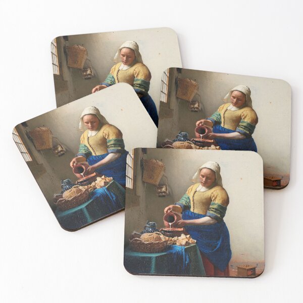 Item preview, The Milkmaid (ca. 1660) by Johannes Vermeer designed and sold by stevepmp.