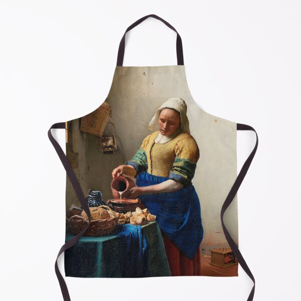 Artikelvorschau, Das Milchmädchen (ca. 1660) von Johannes Vermeer entworfen und verkauft von stevepmp.