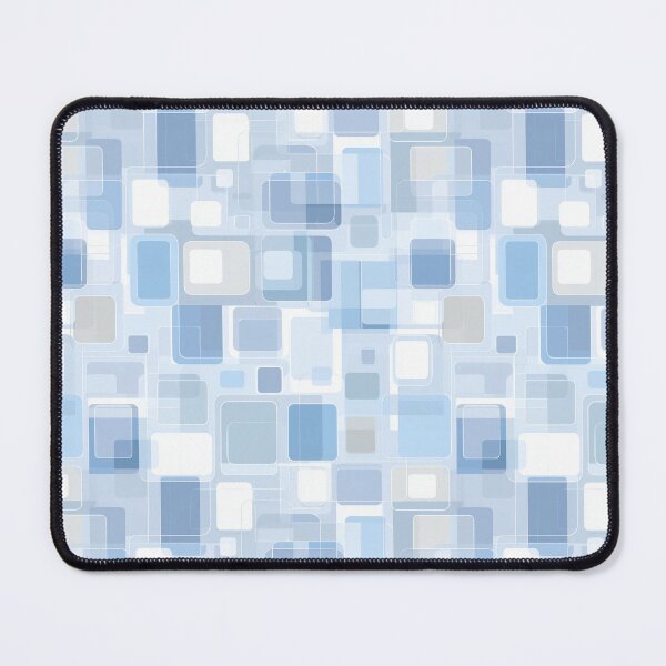 Item preview, Minimalist Blue Geometric Grid Seamless Pattern designed and sold by Moisky Patterns.