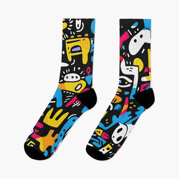 Item preview, Colorful Abstract Graffiti Pattern – Modern Urban Street Art designed and sold by YourPrettyHome.