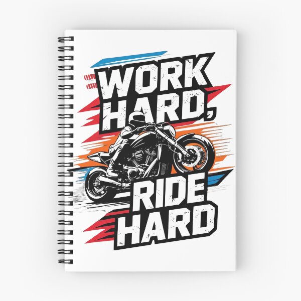 Item preview, Work hard ride hard designed and sold by whatthefoxsays.