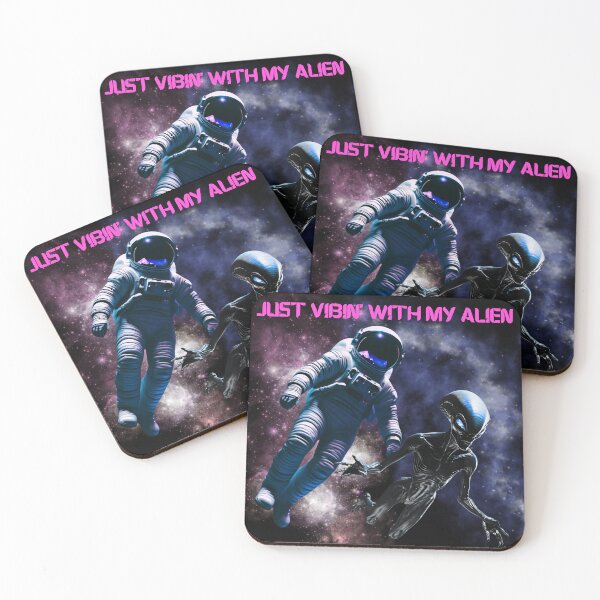 Item preview, Spaceman vibin with his alien designed and sold by MandySJ.