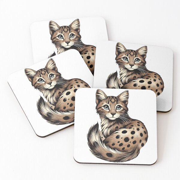 Artikelvorschau, Bengalkatze, Leopardenkatze, Afrikanische Katze entworfen und verkauft von Celedrine-art.