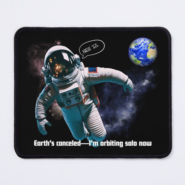 Item preview, SPACEMAN LEAVING EARTH designed and sold by MandySJ.