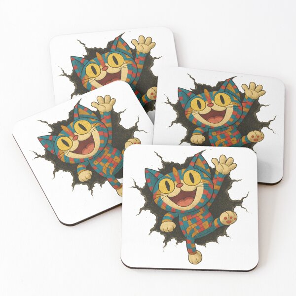 Item preview, Grin Cat Cartoon Illustration designed and sold by The Art Morpher.