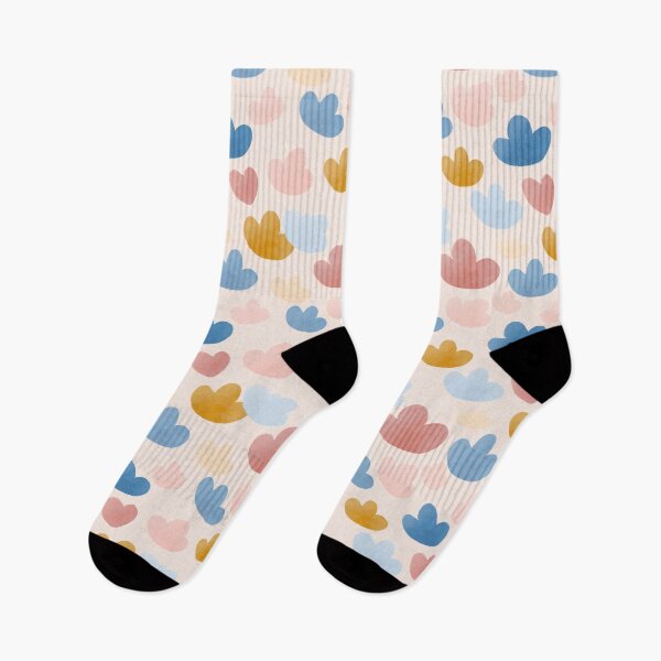 Item preview, Soft Abstract Floral Cloud Seamless Pattern designed and sold by Moisky Patterns.