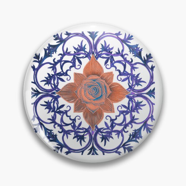 Item preview, Fassi Style Floral Design from Moroccan  designed and sold by ArtDesignTp.