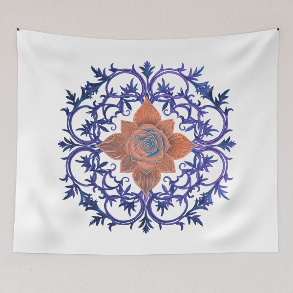 Item preview, Fassi Style Floral Design from Moroccan  designed and sold by ArtDesignTp.