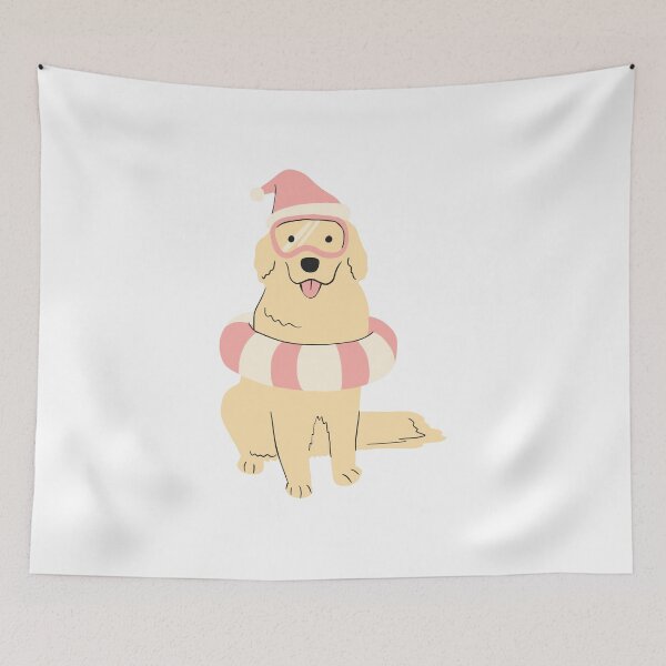 Item preview, Cute Dog in an Inner Tube designed and sold by Sunny Stickers & Stationery.