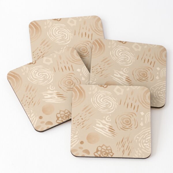 Item preview, Earth Tone Tribal Abstract Seamless Pattern designed and sold by Moisky Patterns.