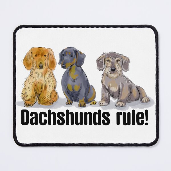 Item preview, Dachshunds rule! designed and sold by Bichon Boutique.