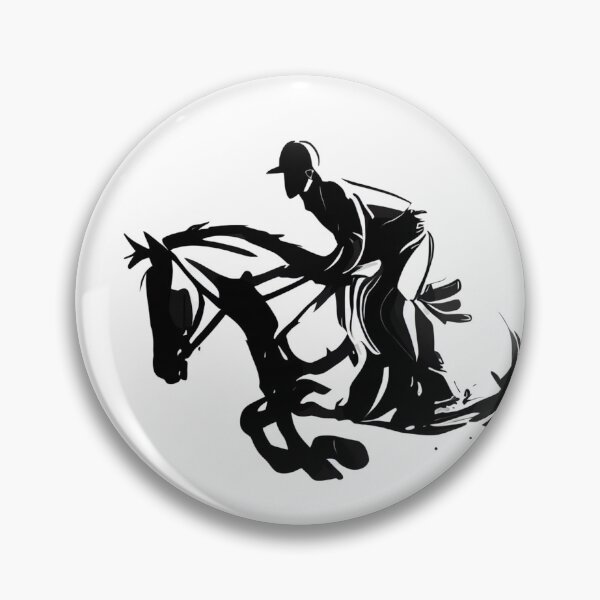 Item preview, Horse Jumper Leap - Line Art Grace designed and sold by ShadowAndSlate.