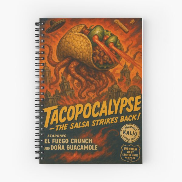 Item preview, Taco Monster Attack – Gourmet Kaiju Poster designed and sold by Digital Arts Central.