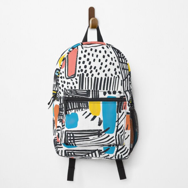 Item preview, Modern Abstract Geometric Pattern – Colorful Hand Drawn Shapes designed and sold by YourPrettyHome.